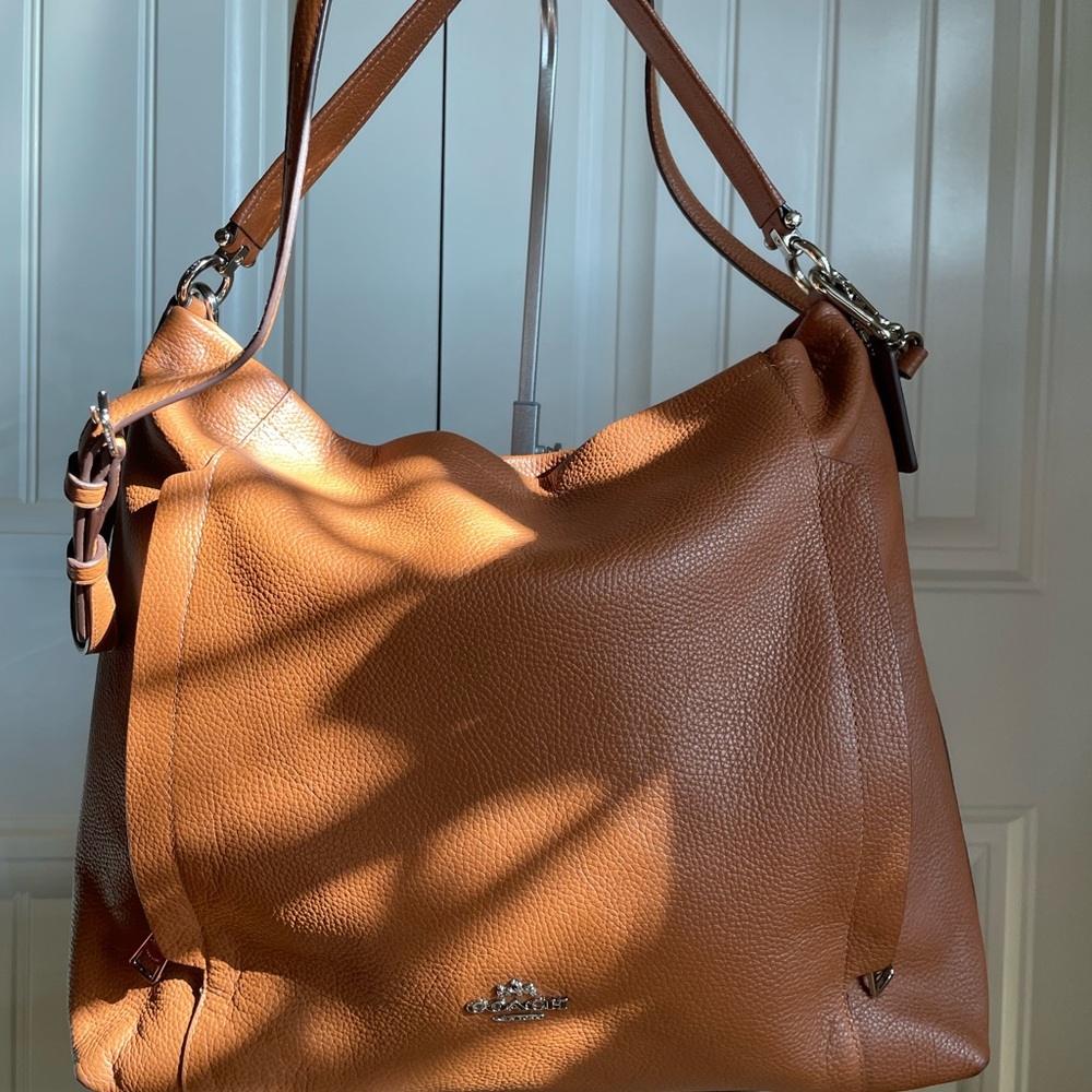 Coach Brown Leather Shoulder Bag